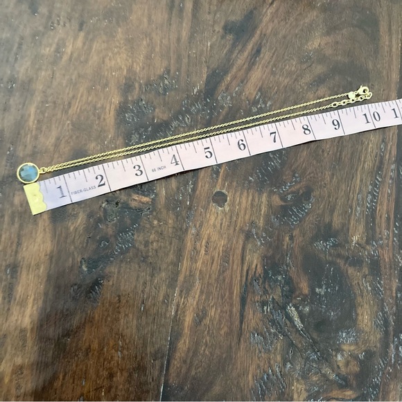 Gemstone Labradorite Gold Necklace 18-20” - Picture 7 of 7